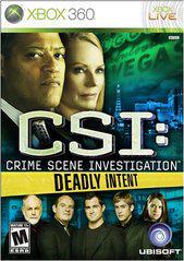 CSI: Crime Scene Investigation: Deadly Intent - (CIB) (Xbox 360)