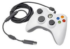 White Xbox 360 Wired Controller - (LS) (Xbox 360)